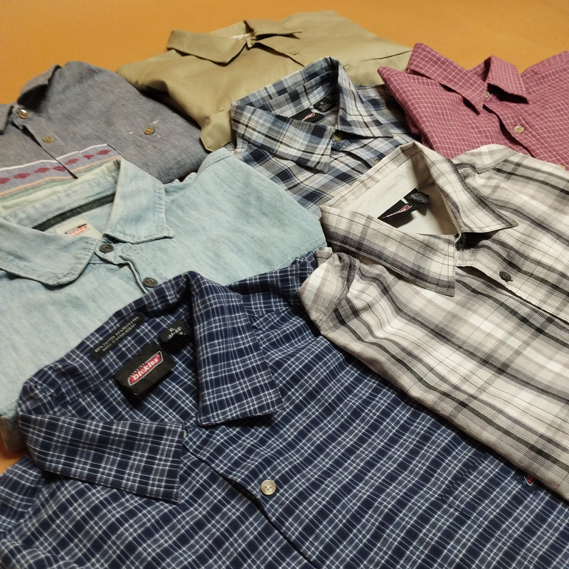 LOT of  Shirts WORKWEAR Branded Long&short Sleeves