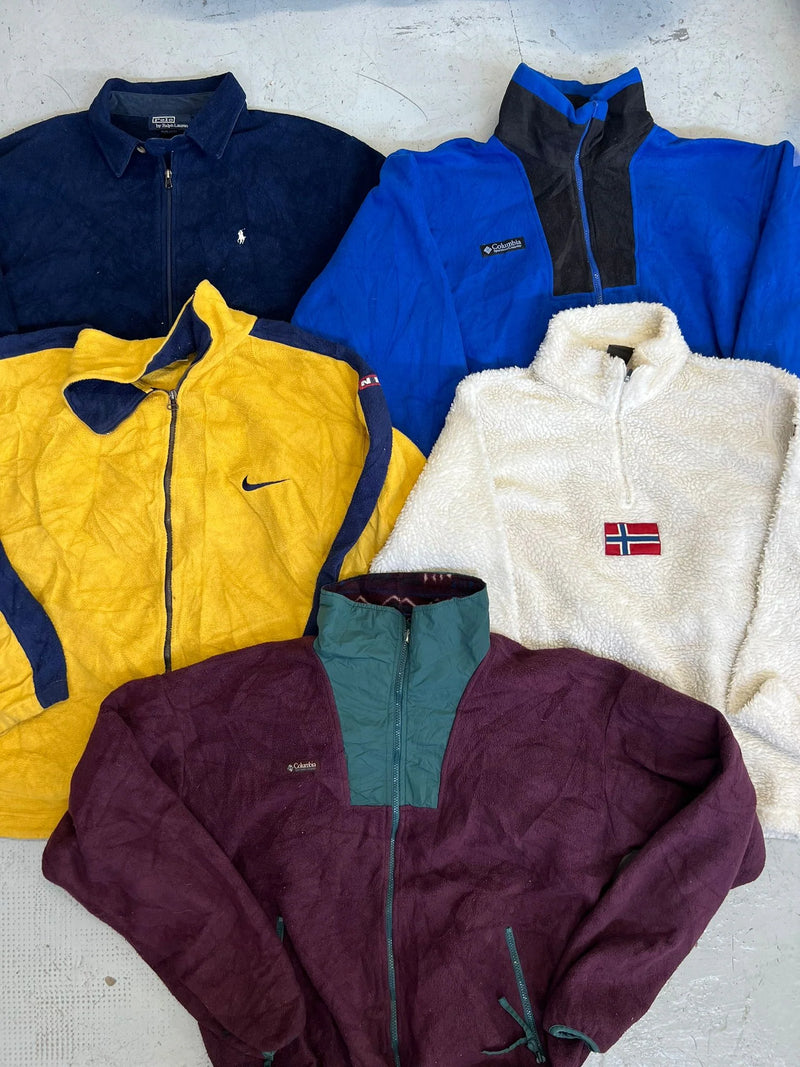 LOT of Fleece Premium Branded Vintage&Retro