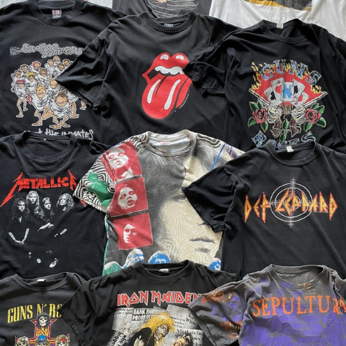 LOTs of Band & Rock T-Shirts Vintage & Retro