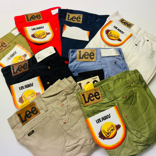 LOT of LEE Basic 5 Pockets Trousers Vintage & Retro