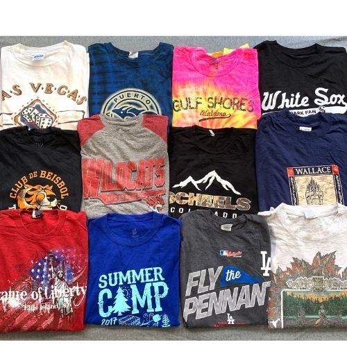 LOTs of Graphic / Multiprint T-shirts Vintage