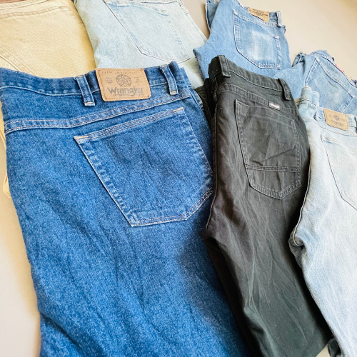 LOT of Vintage WRANGLER Denim Jeans Mix